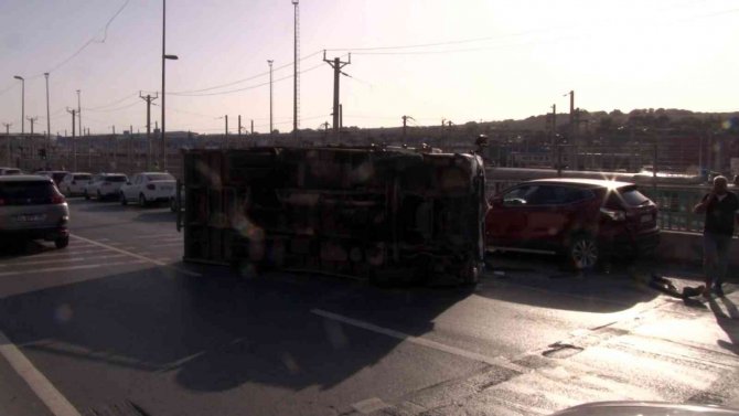 Kazayı çeken muhabire ilginç tepki: “Seni genelkurmaya şikayet edeceğim”
