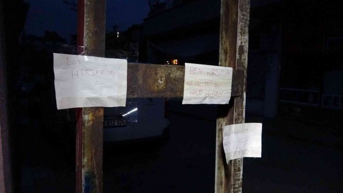 Mahalleli yakaladığı hırsızı dövdü