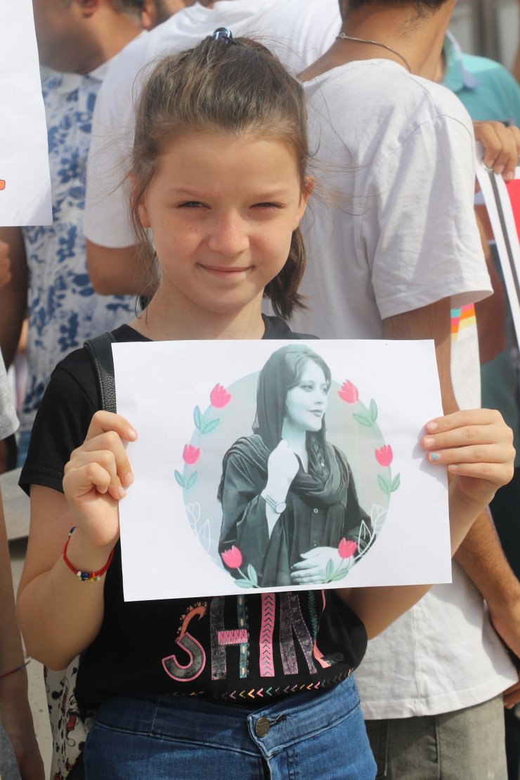 Ordu'da yaşayan İranlılardan, Mahsa Amini'nin ölümüne tepki