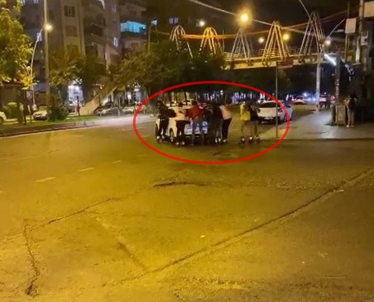 Patenli gençlerin tehlikeli yolculuğu kamerada