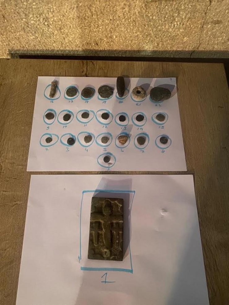 Tarihi objeler ele geçirildi; 1 gözaltı