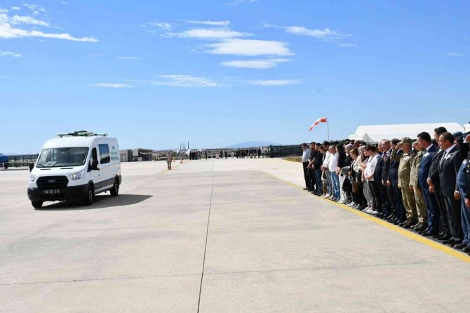 Kırklareli'nde şehit olan Hüseyin Cerit'in naaşı memleketine uğurlandı