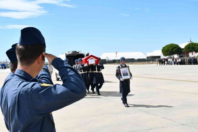 Kırklareli'nde şehit olan Hüseyin Cerit'in naaşı memleketine uğurlandı
