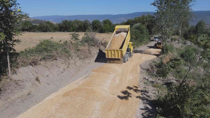 Soğuk asfalt çalışmasında rekor kırıldı