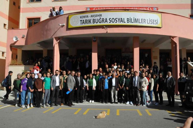 Başkan Akkaya  "Teneffüs Buluşmaları"nda liseli gençlerle