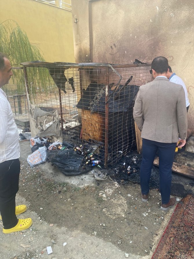 Köpeği yakarak telef eden zanlı tutuklandı