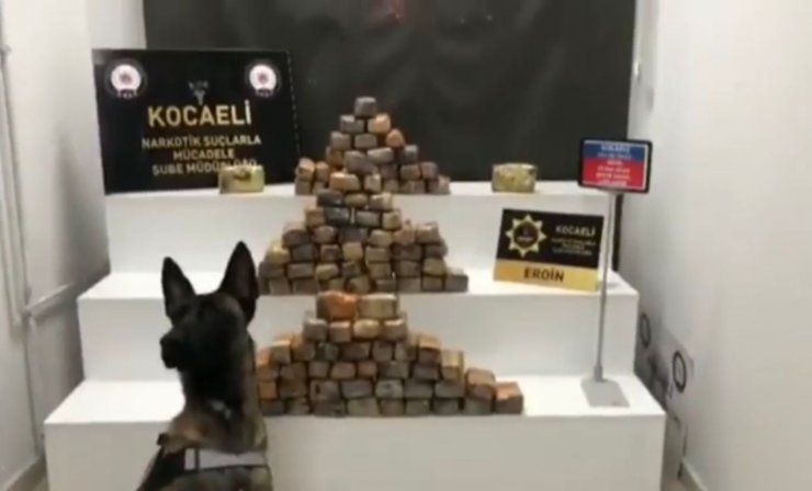 TIR'a gizlenen 45 kilo eroin ile 1 kilo 200 gram afyon sakızı ele geçirildi