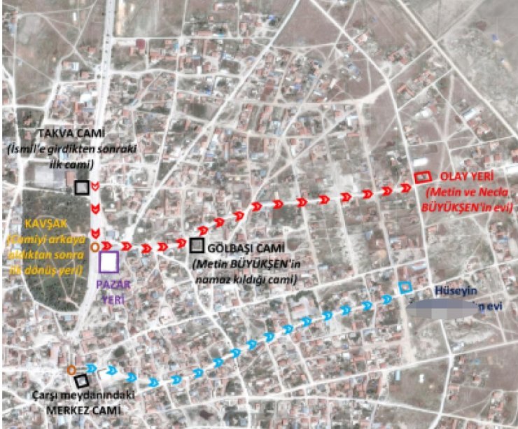 Konya'da Büyükşen çifti cinayeti davasında eski sevgili dinlendi