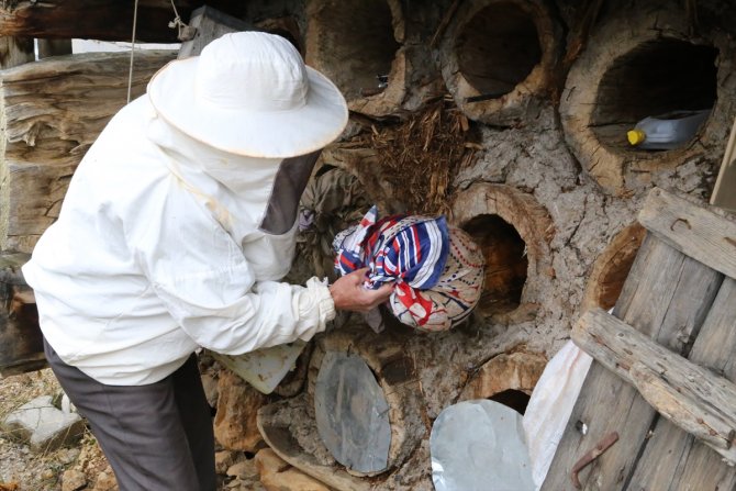 Konya'ya örnek üretici: 40 yıldır bal üreterek 7 çocuk yetiştirdi