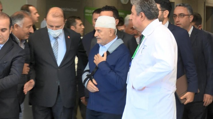 Binali Yıldırım taburcu oldu: Ciddi bir kazaydı, birkaç takla attık