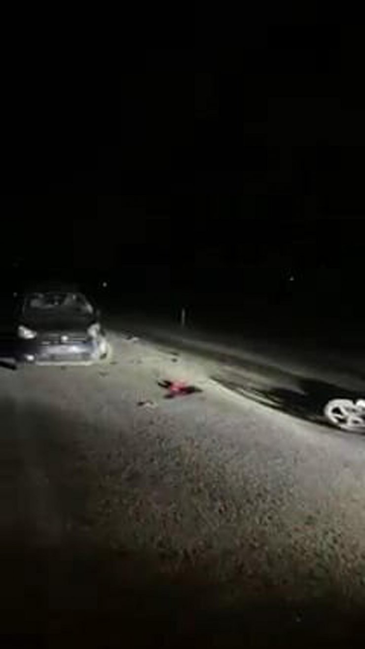 Otomobille çarpışan motosikletin sürücüsü öldü