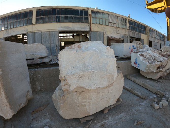 Konya'daki ocaklardan çıkarılan traverten taşı, en fazla ABD'ye gönderiliyor