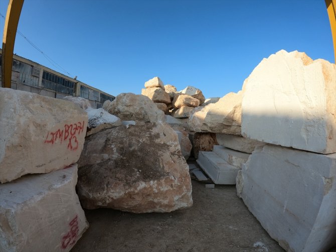 Konya'daki ocaklardan çıkarılan traverten taşı, en fazla ABD'ye gönderiliyor