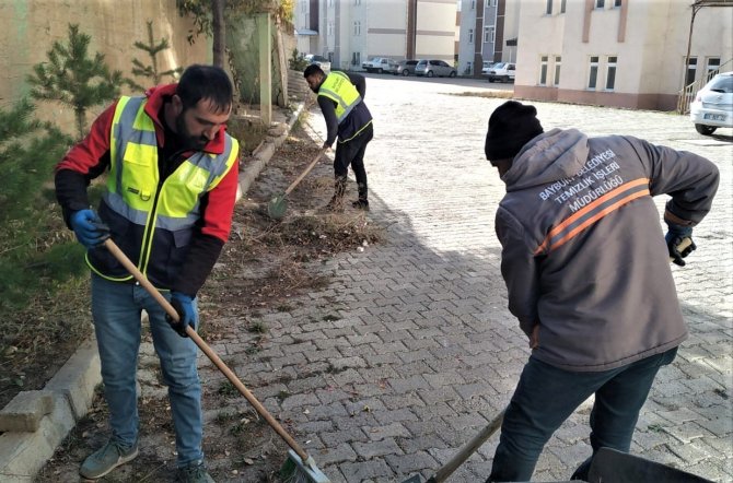 Bayburt’ta sonbahar temizliği