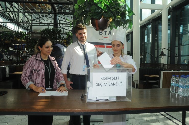 Şefler bu kez lezzette değil sandıkta yarıştı