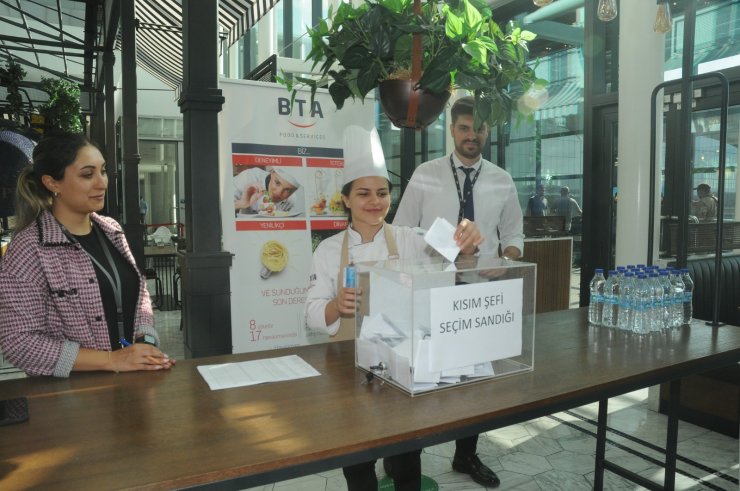 Şefler bu kez lezzette değil sandıkta yarıştı