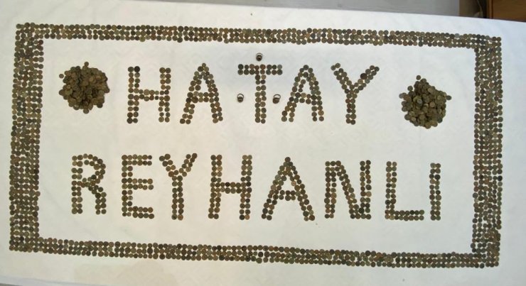 Hatay'da 2 bin 319 tarihi sikke ve 3 yüzük ele geçirildi