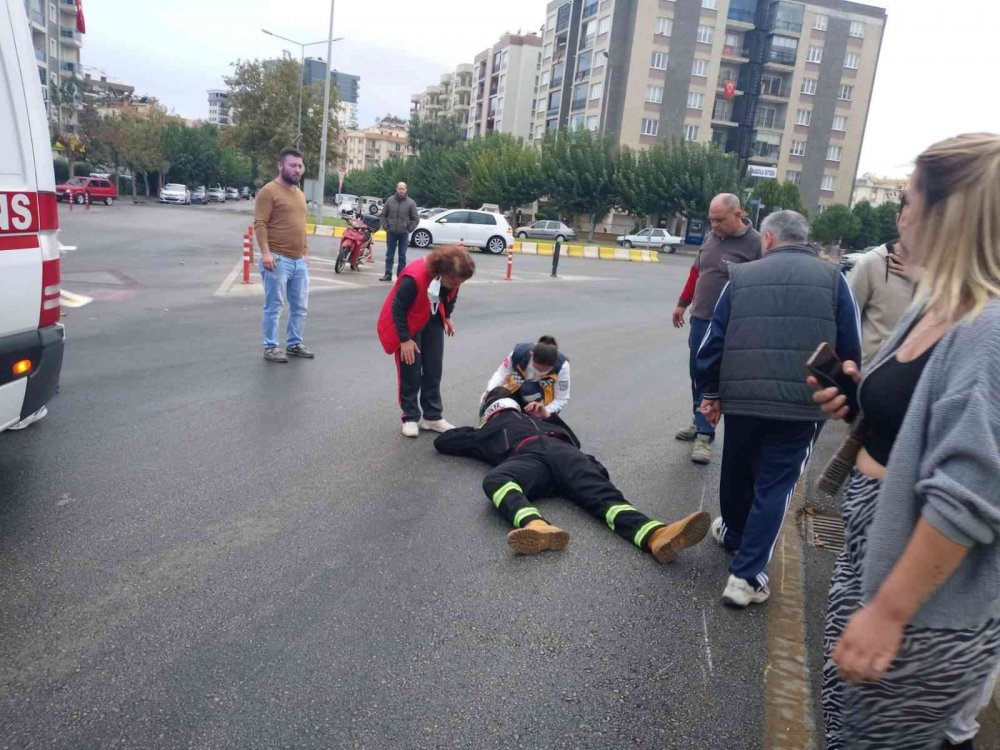 Yağışlı hava kaza getirdi