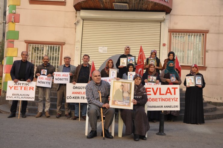 Diyarbakır'daki evlat nöbetinde aile sayısı arttı