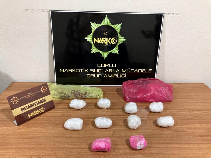 Tekirdağ'da 2 şüpheliye 'metamfetamin' tutuklaması
