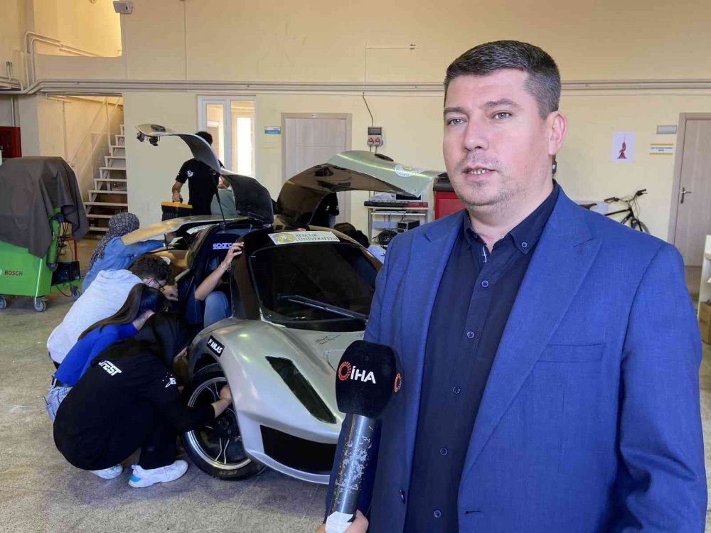 Konya'da üniversite öğrencilerinin yaptığı elektirikli araçta son durum