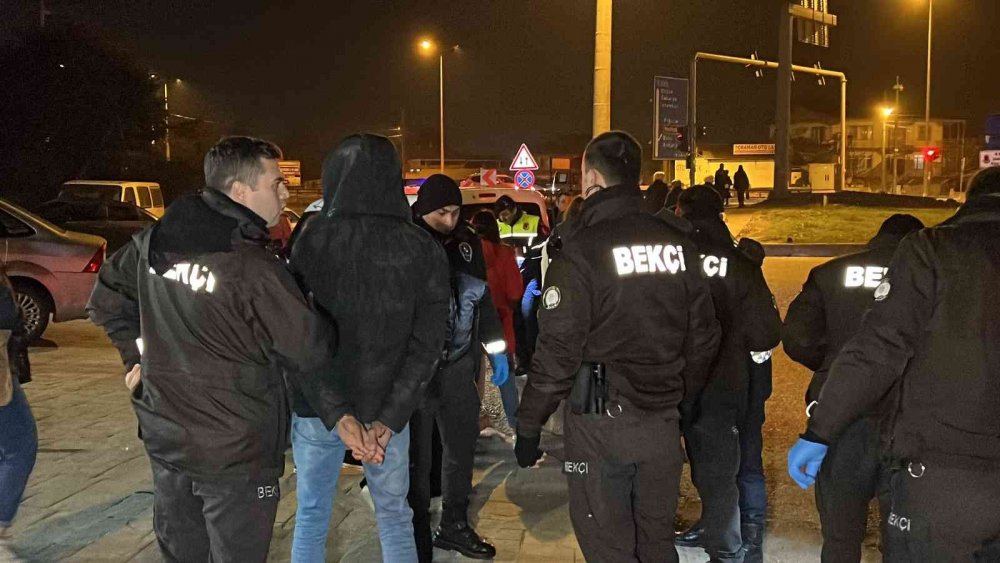 Kavgadan kaçarken havaya ateş eden şahıs yakalandı