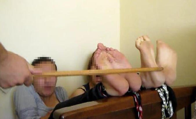 'Falaka' davasında şikayetçi olmayan eş: Fantezi amacıyla falakaya yatırdı