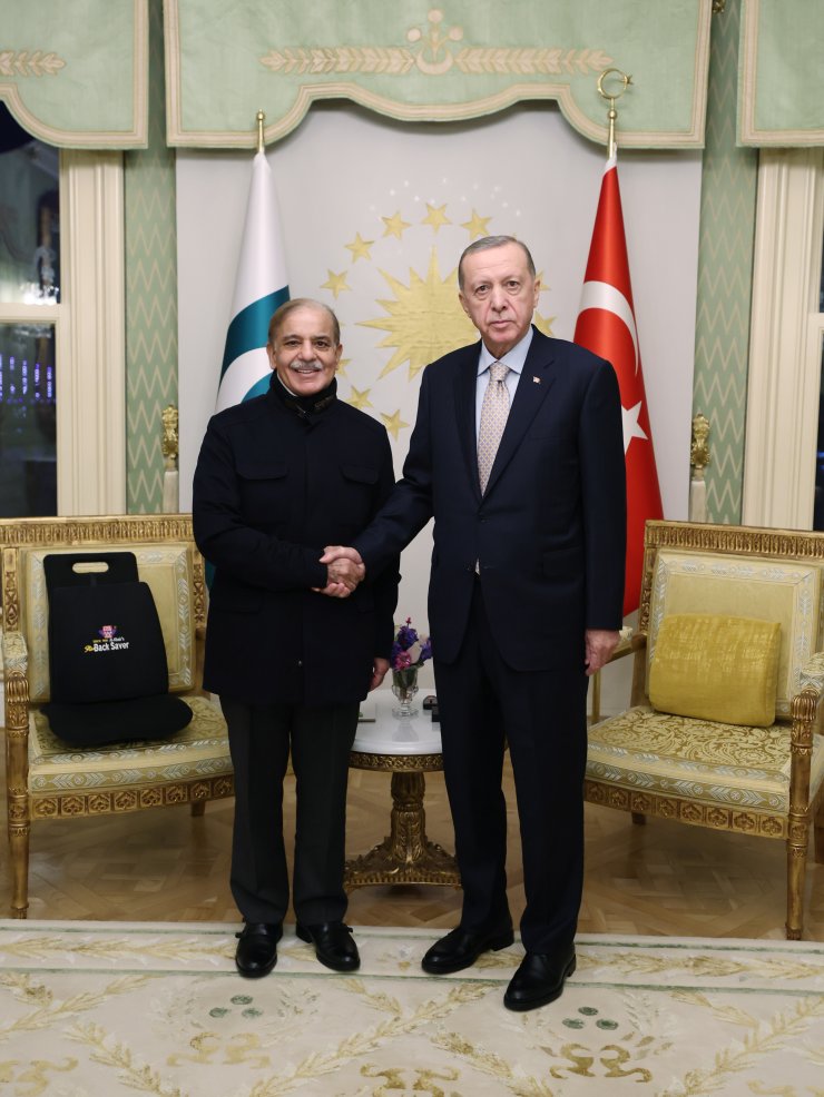 Cumhurbaşkanı Erdoğan, Pakistan Başbakanı Şerif ile görüşme gerçekleştirdi