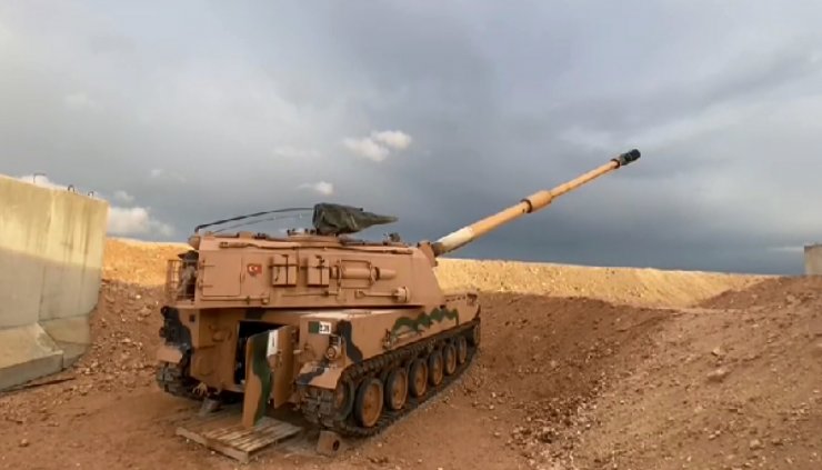 Terör hedefleri ateş destek vasıtalarıyla vuruluyor