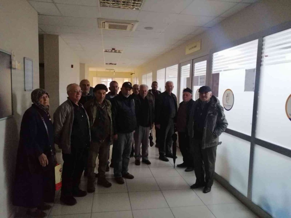 Köylüler hatalı ölçüme tepki gösterdi