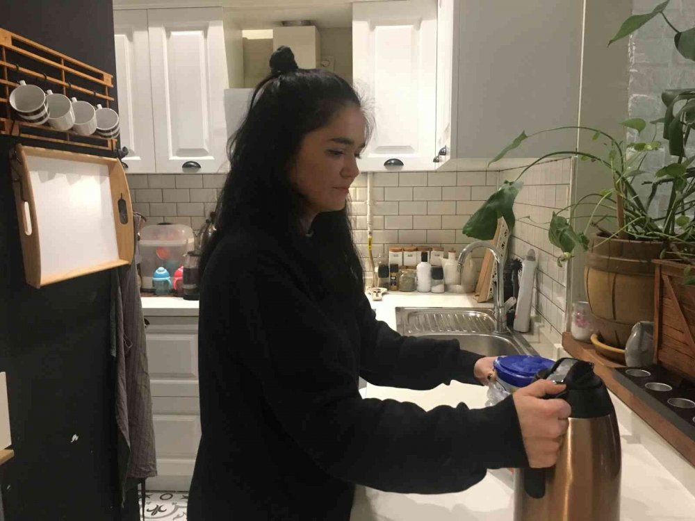 Süt patladı her yer beyaza boyandı