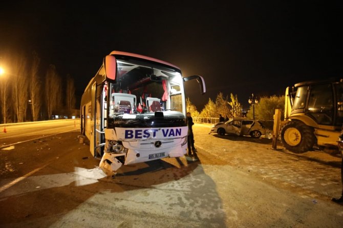 Kazada komiser yardımcısı öldü, oğlu yaralandı