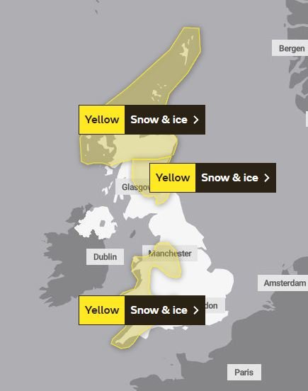 İngiltere'de kar yağışı ve aşırı soğuklar etkili oluyor