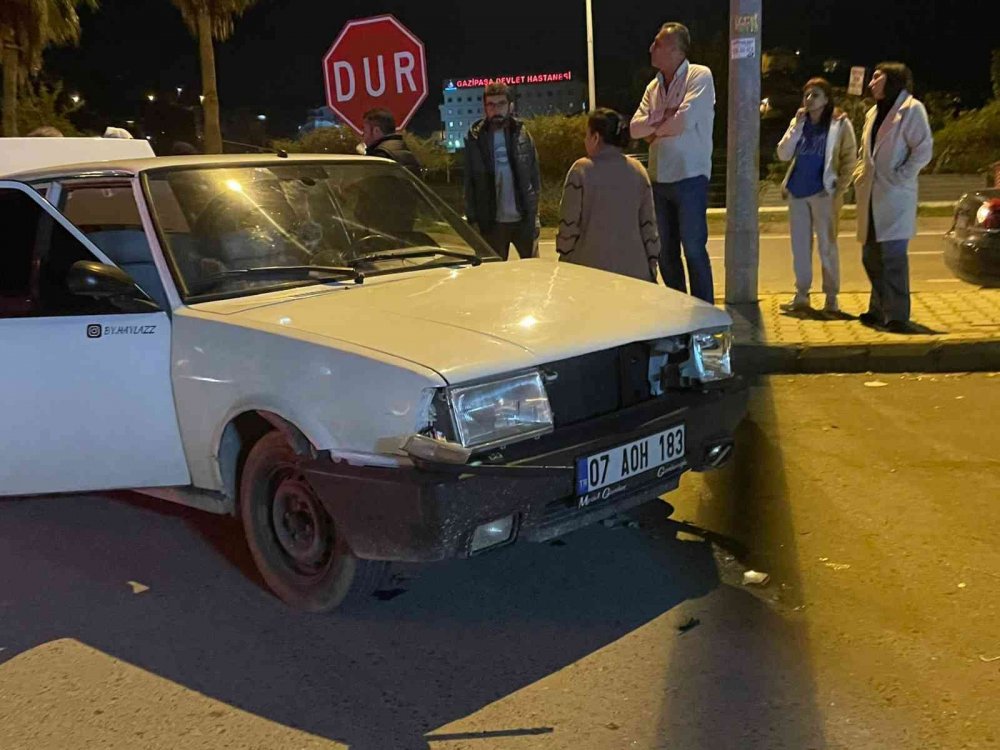 Alkollü sürücü kazaya sebep oldu