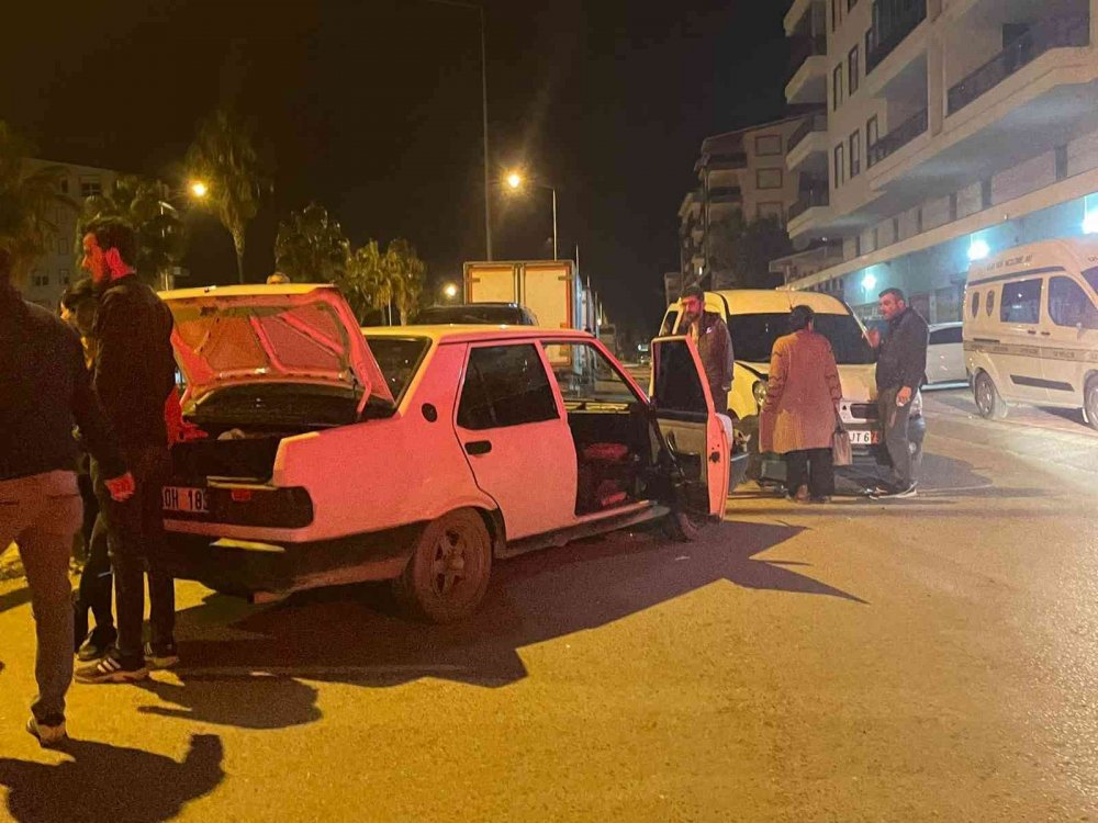 Alkollü sürücü kazaya sebep oldu