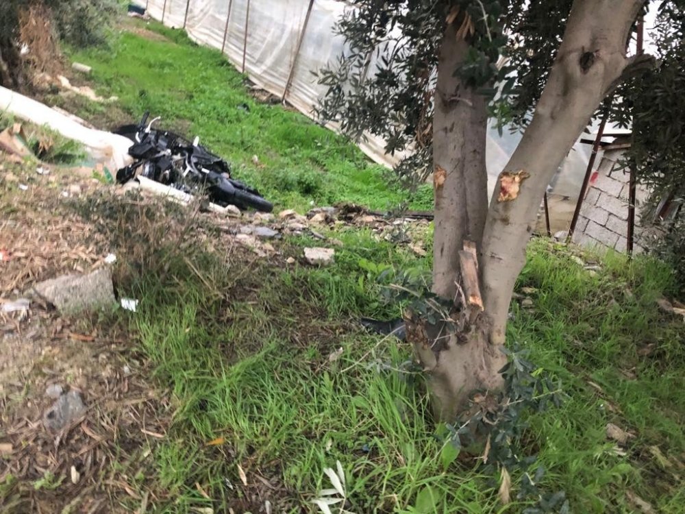 Direğe çarpan motosiklet sürücüsü öldü