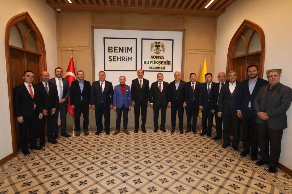 TDBB Yönetim Kurulu, Büyükşehir'in hizmetlerini inceledi: Konya, dünyaya örnek oluyor