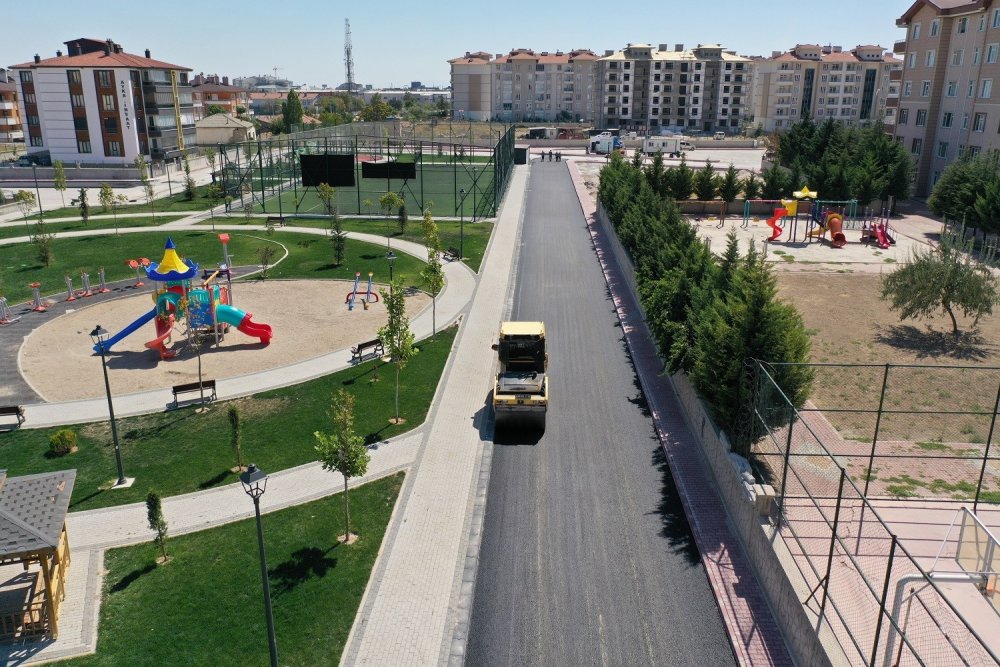 Karatay'da bu yıl yapılan yol yapım çalışmaları