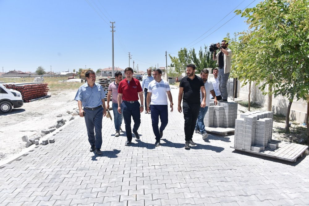 Karatay'da bu yıl yapılan yol yapım çalışmaları