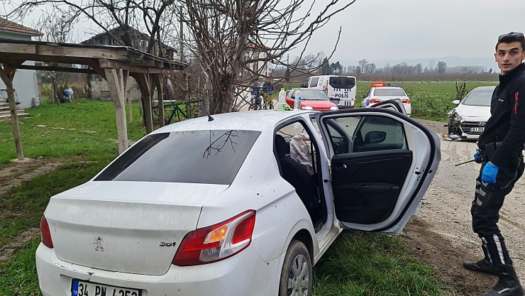 Polisten kaçarken kaza yaptı