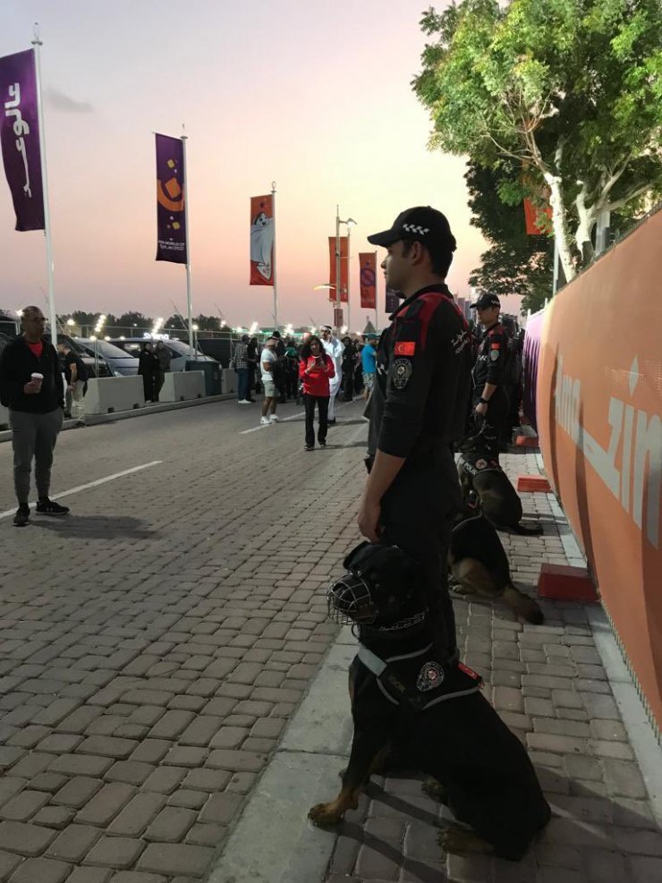 Türk polisi Dünya Kupası final maçında görev aldı