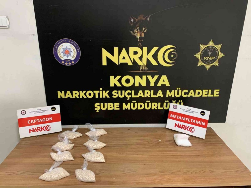 Konya'da bir haftada 30 gözaltı! Baskın yapılan ev zehir yuvası çıktı