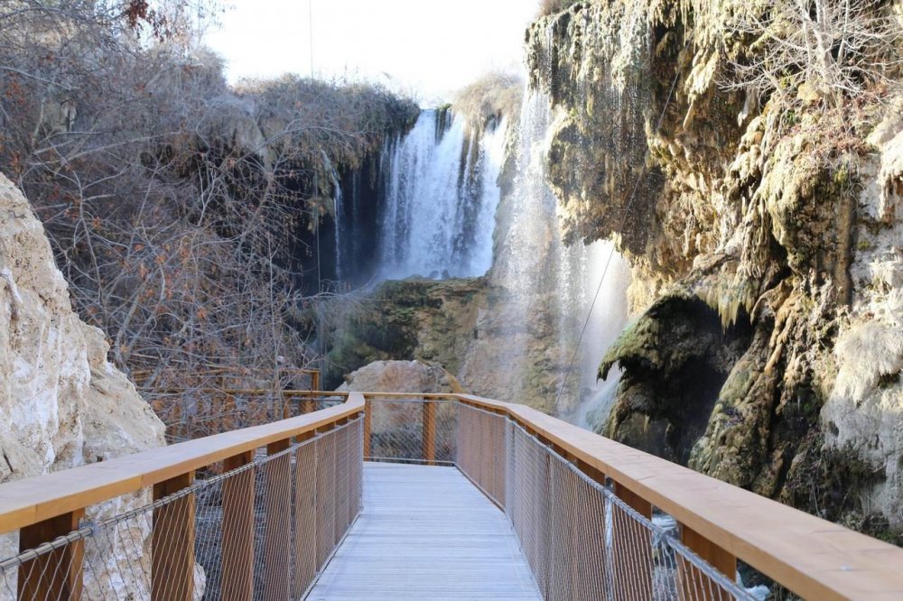Konya'da ziyaretçileri kendine hayran bırakan doğa hazinesi