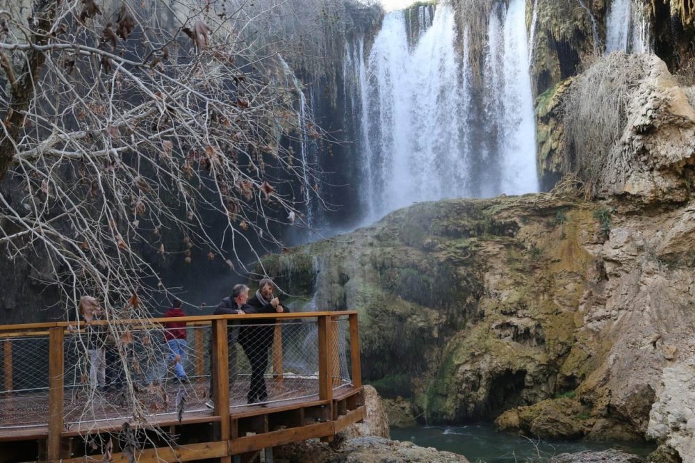 Konya'da ziyaretçileri kendine hayran bırakan doğa hazinesi