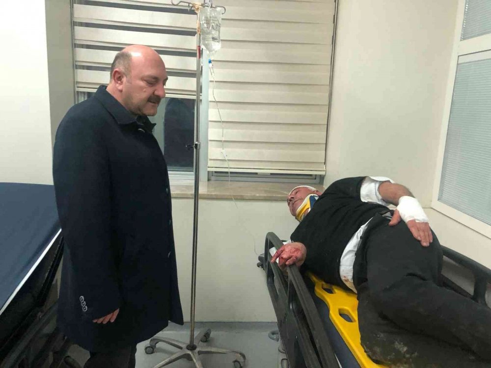 Konya’da otobüs kazasında yaralanan yolcular tedavi ediliyor