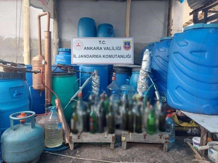 Başkentte sahte içki operasyonu