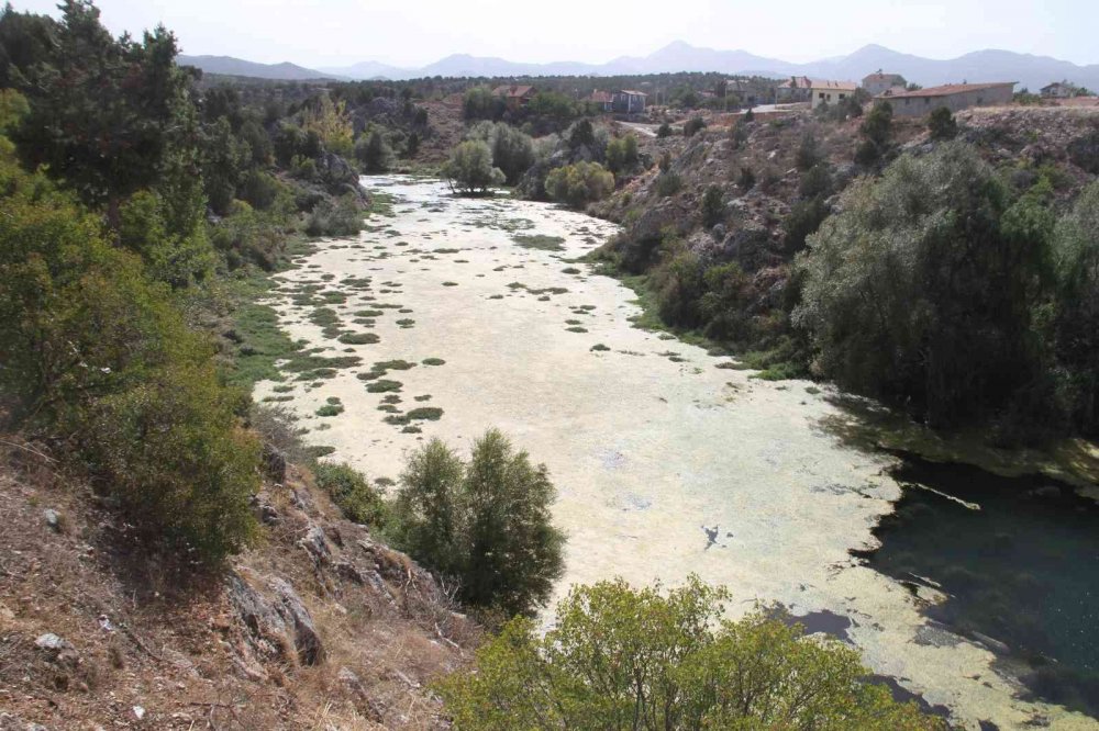 Konya'daki tarihi su değirmenini kuraklık vurdu