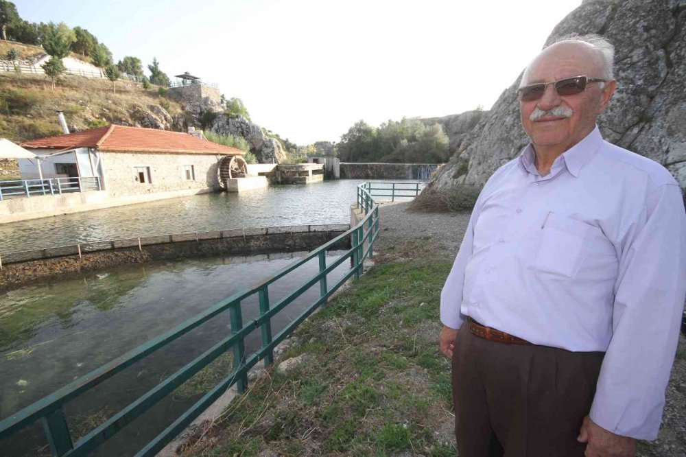Konya'daki tarihi su değirmenini kuraklık vurdu