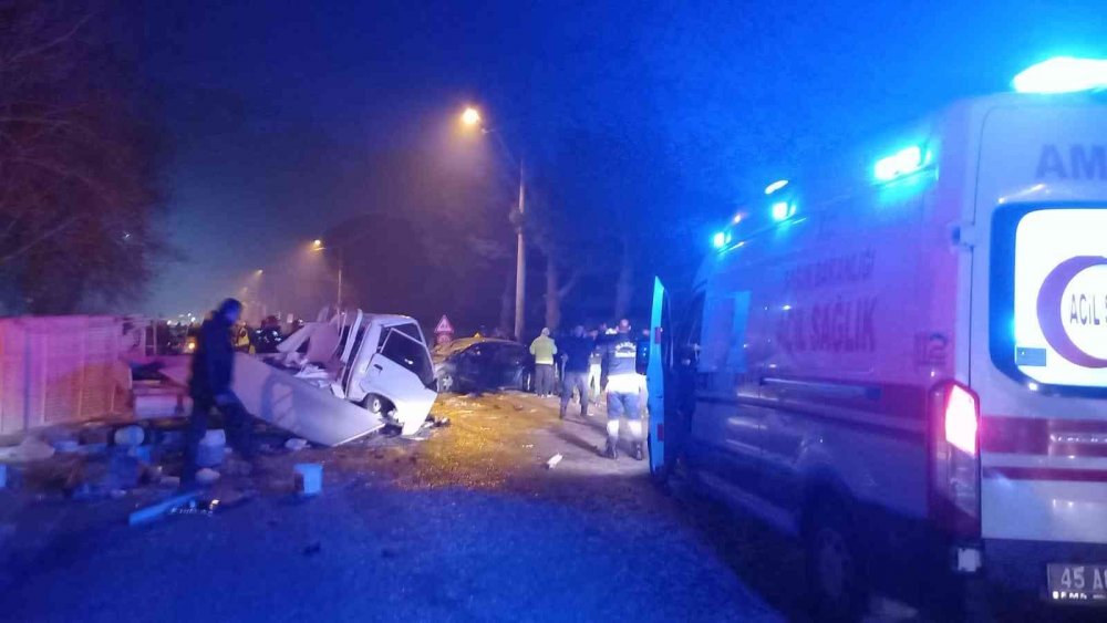 Acı kaza: 1 ölü, 6 yaralı