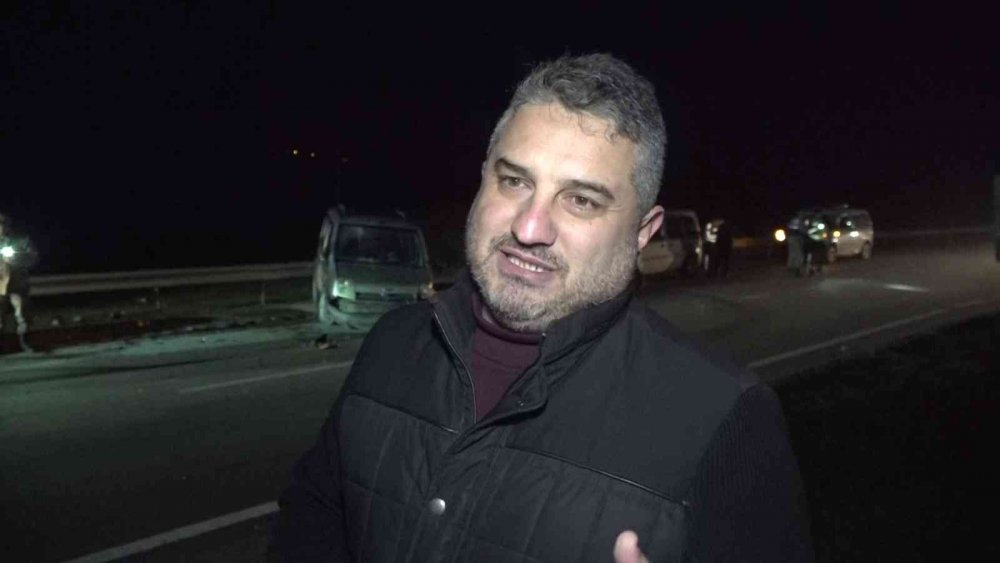 AK Parti’li meclis üyesini emniyet kemeri kurtardı